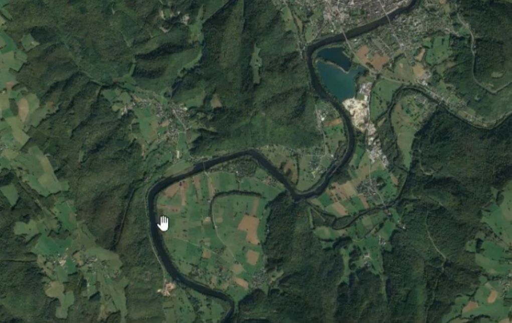 Image satellite en Corèze